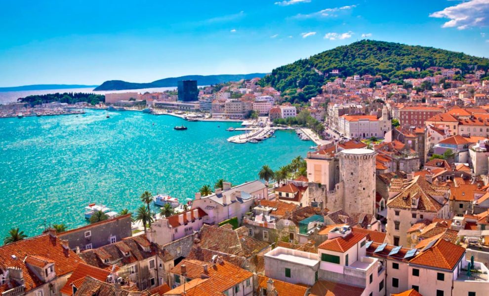 Kroatie Dorp Aan Zee Dalmatie