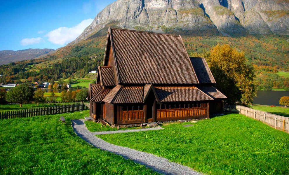Noorwegen Oud Noors Huis